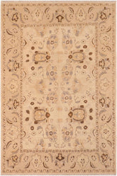 handmade Traditional Kafkaz Tan Brown Hand Knotted RECTANGLE 100% WOOL area rug 8 x 10